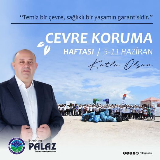 BAŞKAN PALAZ’DAN DÜNYA ÇEVRE GÜNÜ MESAJI