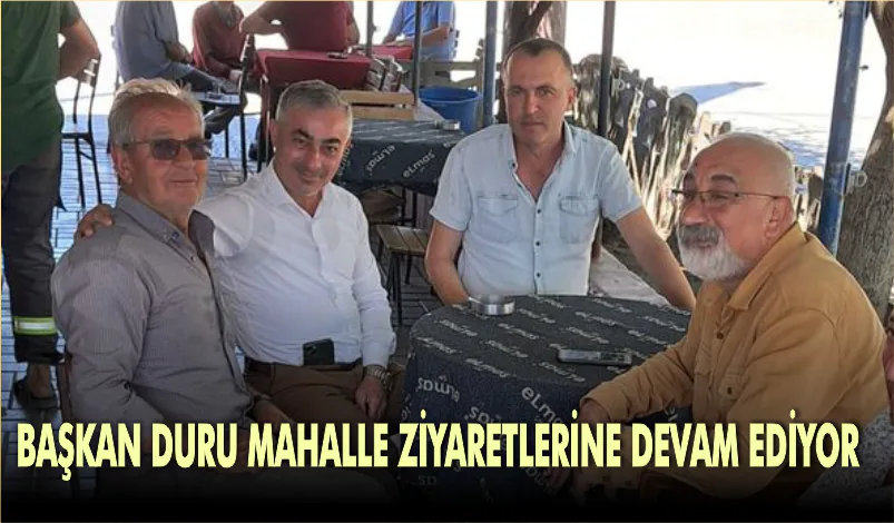 Belediye Başkanımız Ahmet Duru,
