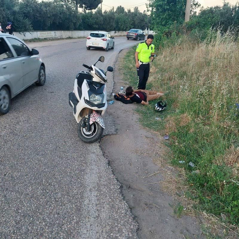 Erdek’te motosiklet kazası: 1 yaralı