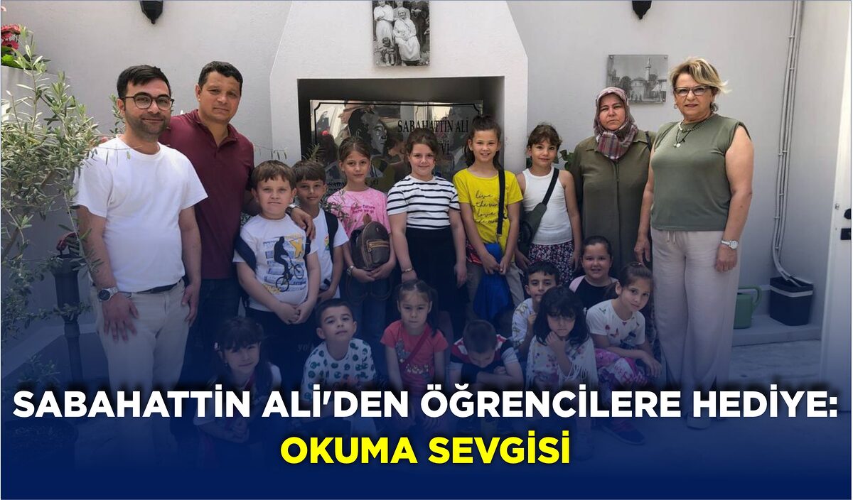 SABAHATTİN ALİ’DEN ÖĞRENCİLERE HEDİYE: OKUMA SEVGİSİ