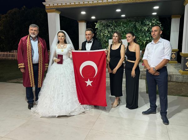 BAŞKAN İSMAİL CANKUL, GÜLŞAH VE ALİ’NİN NİKAHINI KIYDI