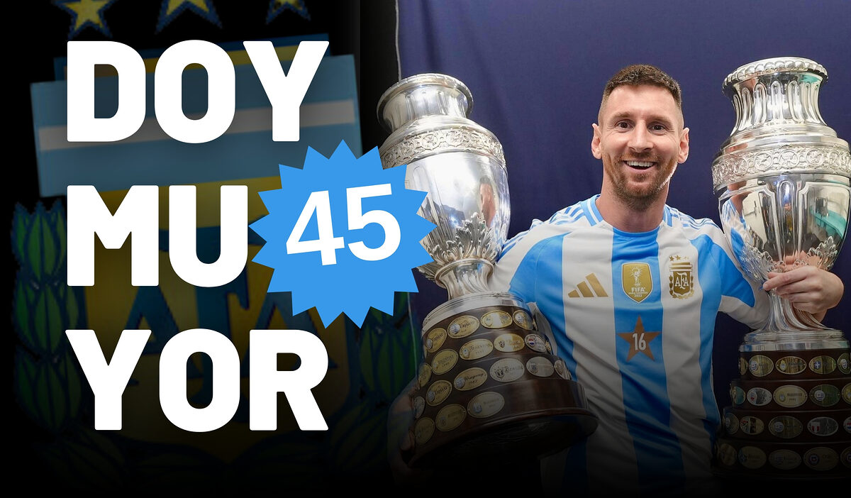 ARJANTİN ŞAMPİYON! MESSİ 45. KUPA SEVİNCİ YAŞADI….