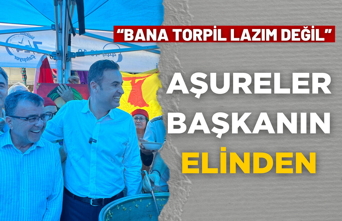 AŞURELER BAŞKAN AHMET AKIN’IN ELİNDEN