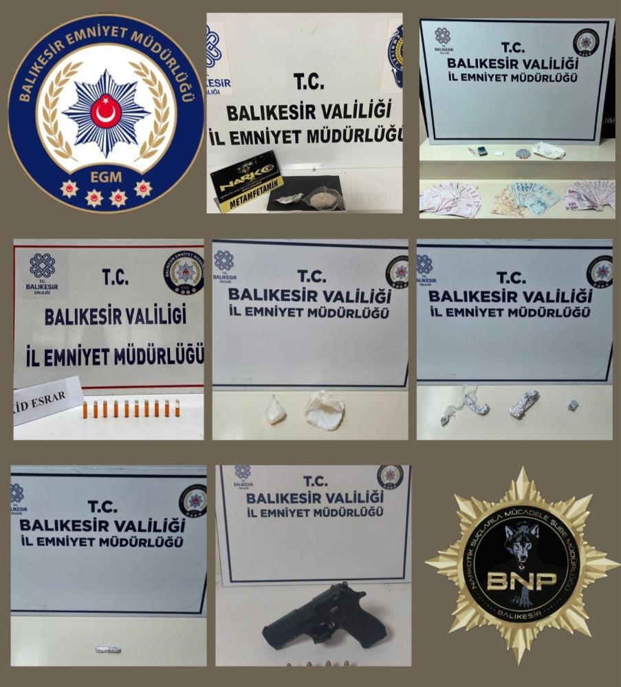 BALIKESİR’DE UYUŞTURUCU OPERASYONU: 4 ŞAHIS TUTUKLANDI