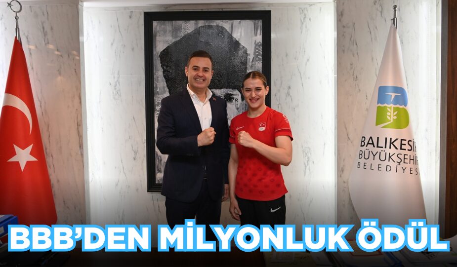 BALIKESİR BÜYÜKŞEHİR BELEDİYESİ’NDEN MİLLİ SPORCULARA ÖDÜL