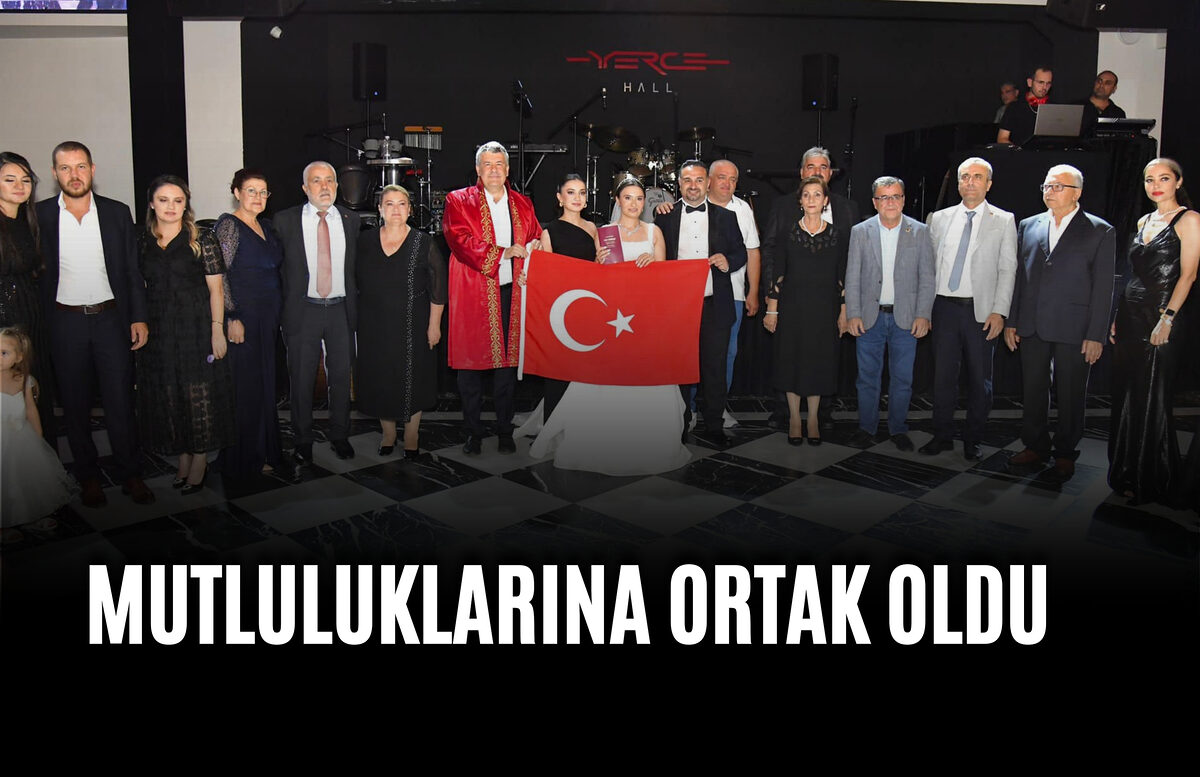 Başkan Mesut Akbıyık, Serdar Toraman ve Merve Özdemir’in Nikahını Kıydı