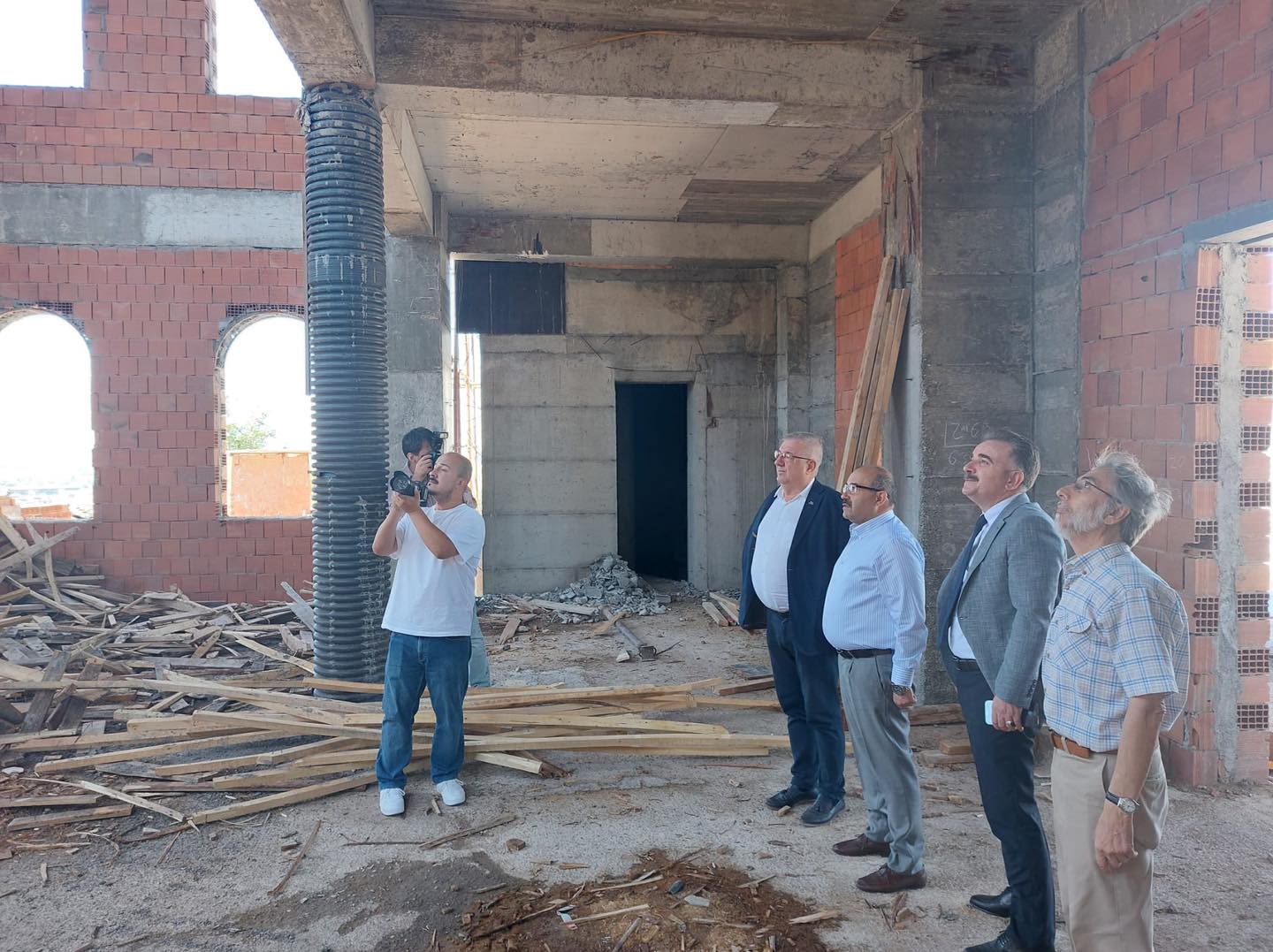 Vali İsmail Ustaoğlu İbrahimce Camii İnşaatını İnceledi