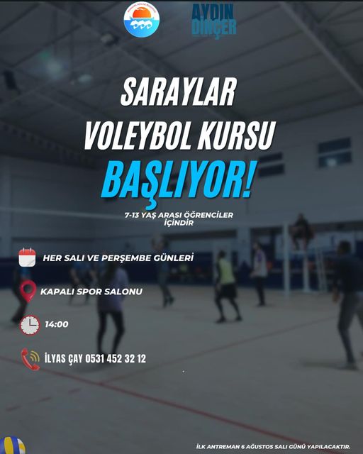 MARMARA ADALAR BELEDİYESİ’NDEN ÜCRETSİZ VOLEYBOL KURSU!