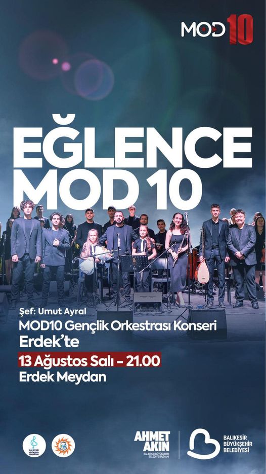 MOD10 GENÇLİK ORKESTRASI ERDEK’TE NEFES KESECEK