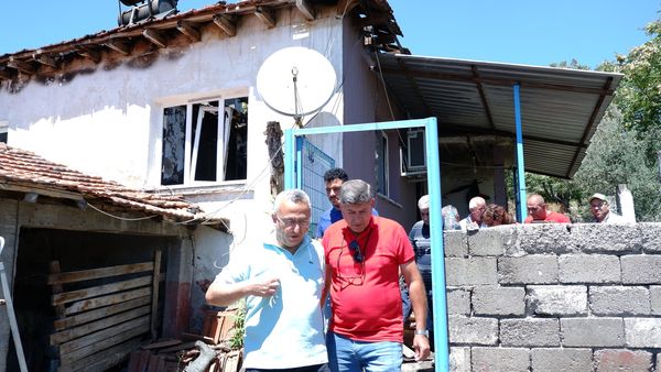 SUSURLUK BELEDİYESİ’NDEN YANGIN MAĞDURU AİLEYE DESTEK