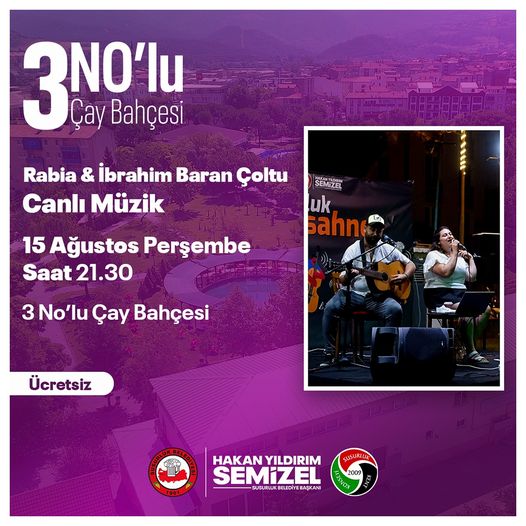 BAŞKAN SEMİZEL’DEN CANLI MÜZİK GECESİNE DAVET