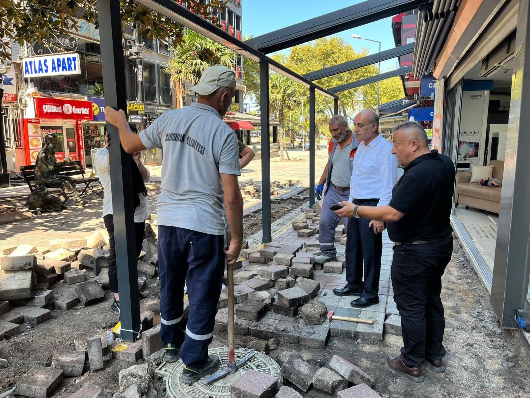 BANDIRMA’DA ULAŞIM ÇALIŞMALARI SÜRÜYOR