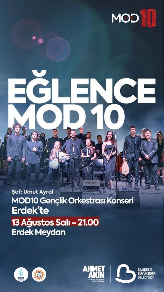 ERDEK’TE MOD10 GENÇLİK ORKESTRASI’NDAN UNUTULMAZ BİR GECE