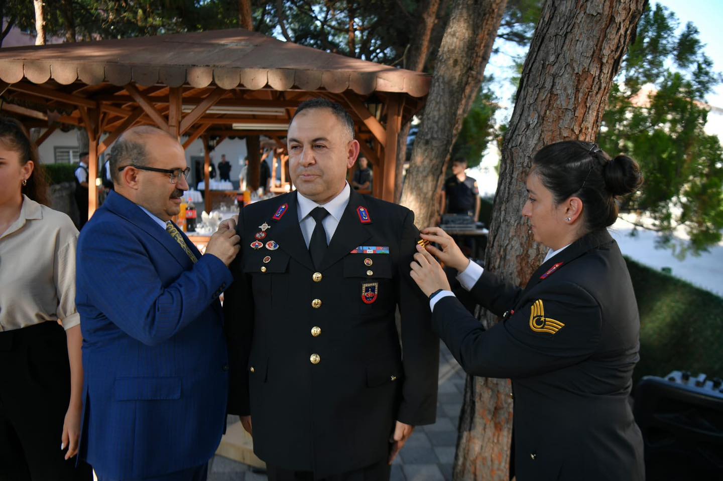 Vali Ustaoğlu, İl Jandarma Komutanlığı Rütbe Terfi Törenine Katıldı