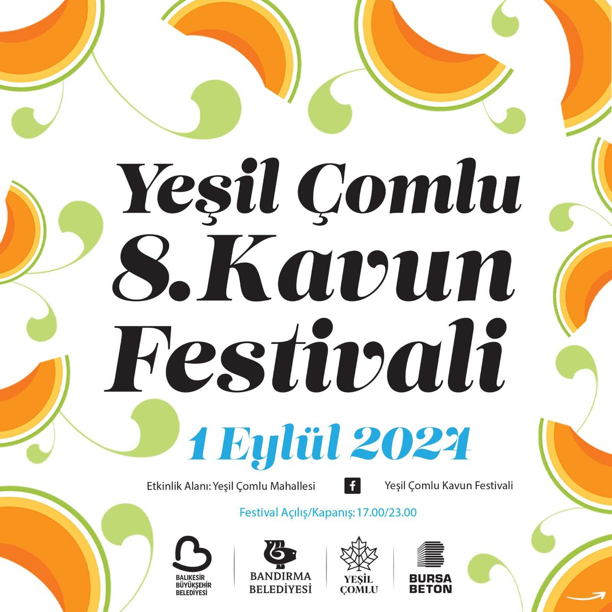 Bandırma’da 8. Yeşil Çomlu Kavun Festivali Başlıyor