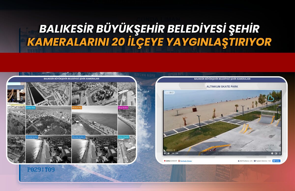 BALIKESIR BUYUKSEHIR BELEDIYESI SEHIR KAMERALARINI 20 ILCEYE YAYGINLASTIRIYOR - Marmara Bölge: Balıkesir Son Dakika Haberleri ile Hava Durumu