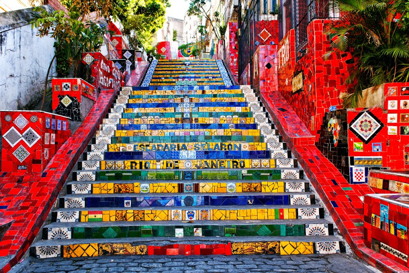 Escadaria Selarón: Rio de Janeiro’nun Renkli Sanat Eseri