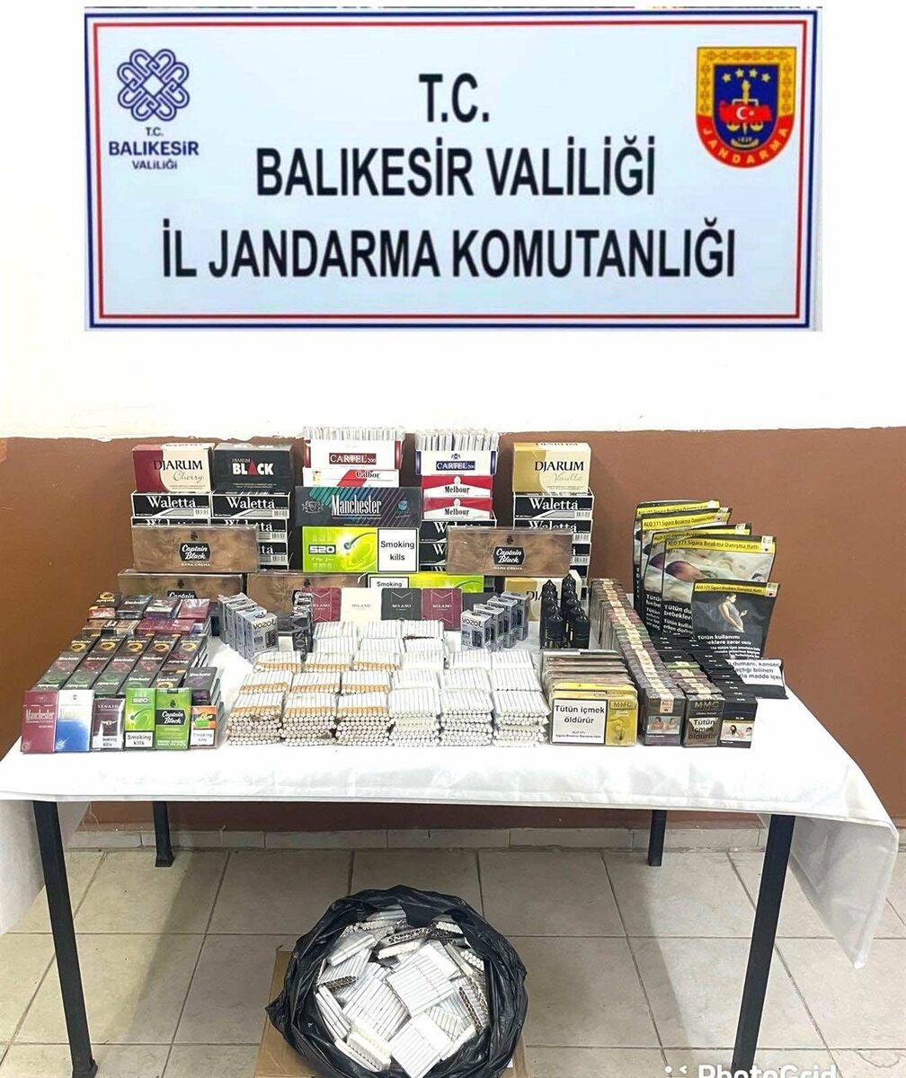 Gömeç’te Kaçak Sigara ve Makaron Operasyonu: 2 Şüpheli Yakalandı