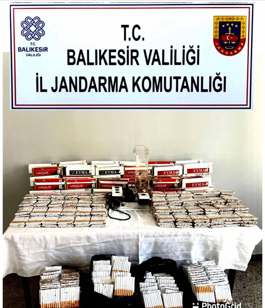 Balıkesir İl Jandarma Komutanlığı’ndan Edremit’te Kaçak Tütün Operasyonu