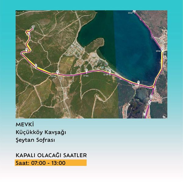 AYVALIK YARI MARATONU İÇİN TRAFİK DÜZENLEMESİ