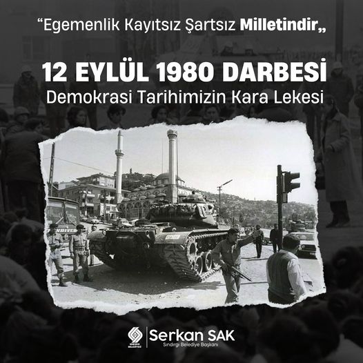 BAŞKAN SAK’TAN 12 EYLÜL DARBESİNE SERT TEPKİ