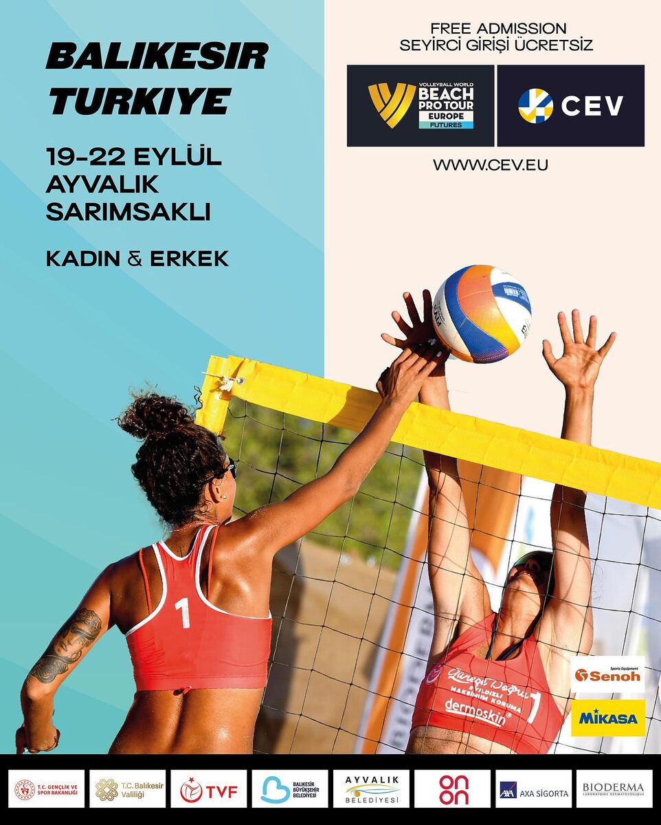 Plaj Voleybolu Heyecanı Balıkesir’de: Dünya Turu Ayvalık Sarımsaklı’da Başlıyor