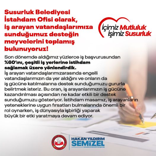 Susurluk Belediye Başkanı Hakan