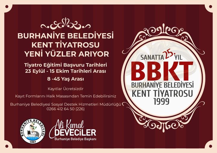 Burhaniye Belediyesi Kent Tiyatrosu,