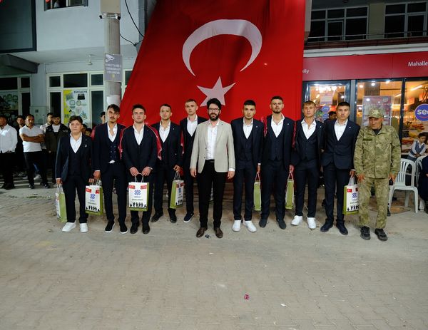 Karamanköy Mahallesi'nde düzenlenen asker