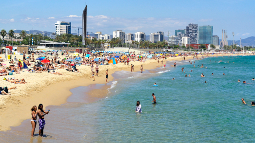 Bogatell Beach, Barselona'nın en