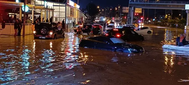 Karabük'te etkili olan sağanak