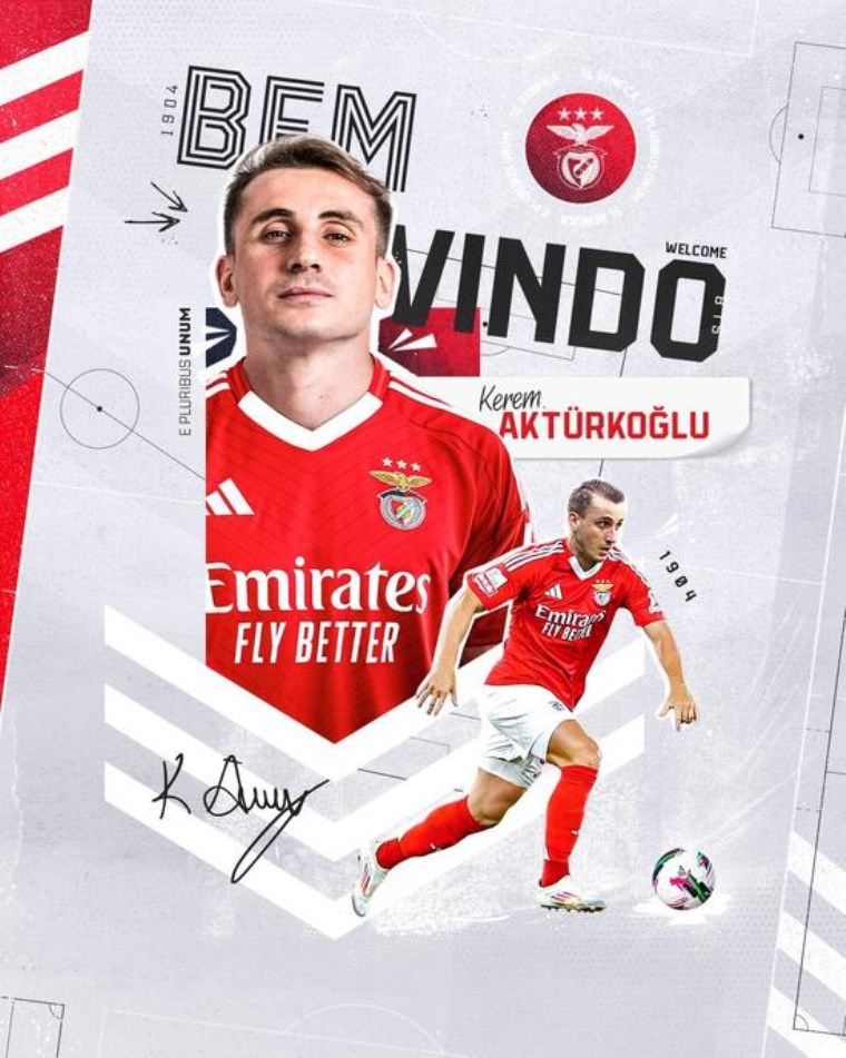 Kerem Aktürkoğlu Resmen Benfica’da: Galatasaray Transferi Duyurdu