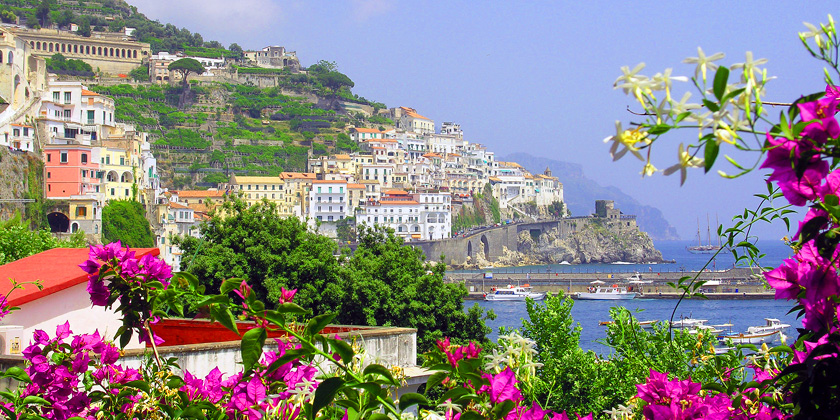 Amalfi, İtalya'nın Campania bölgesinde,