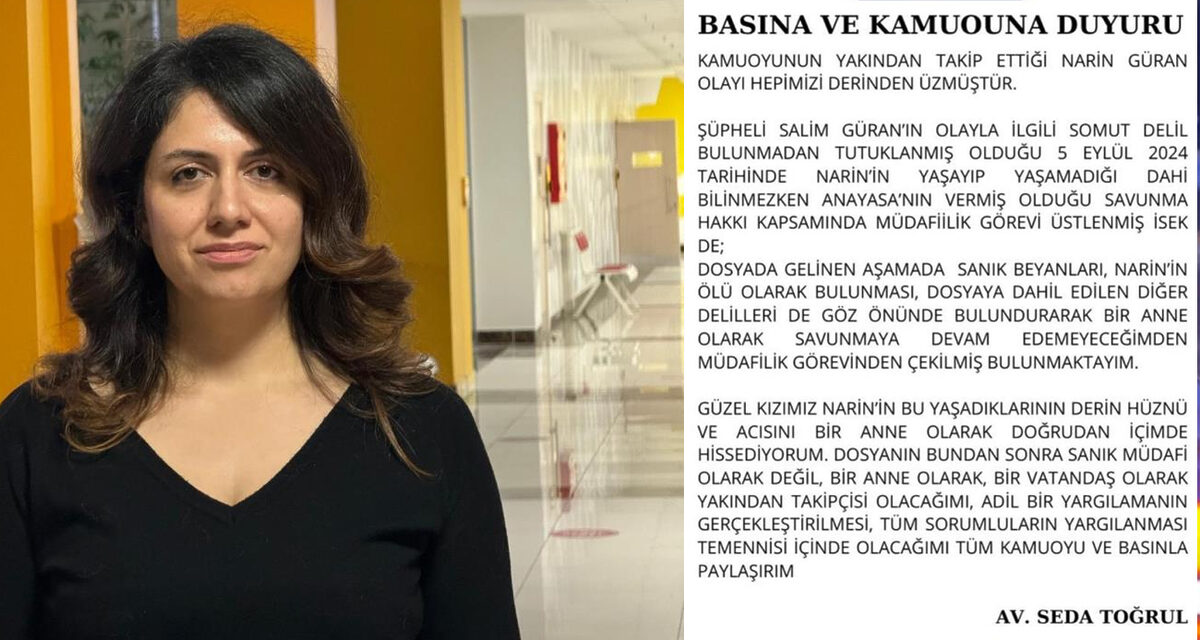 NARİN DAVASINDA FLAŞ GELİŞME