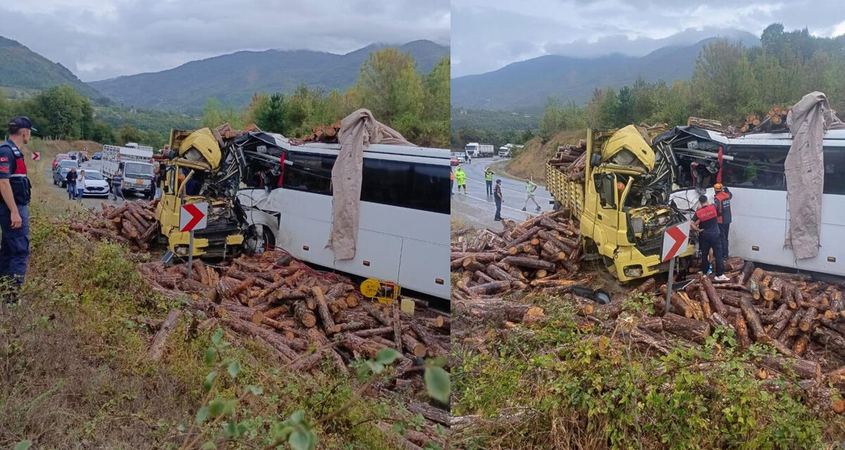 Zonguldak'ın Gökçebey ilçesinde şehirlerarası