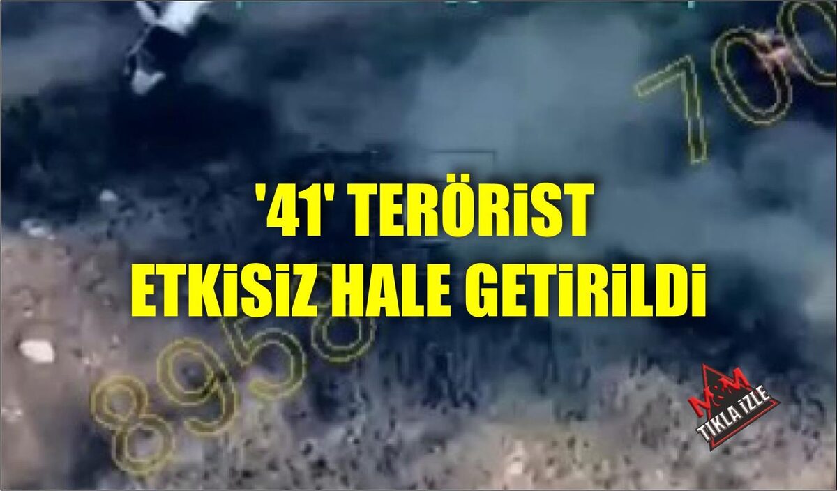  ‘41’ TERÖRİST ETKİSİZ HALE GETİRİLDİ