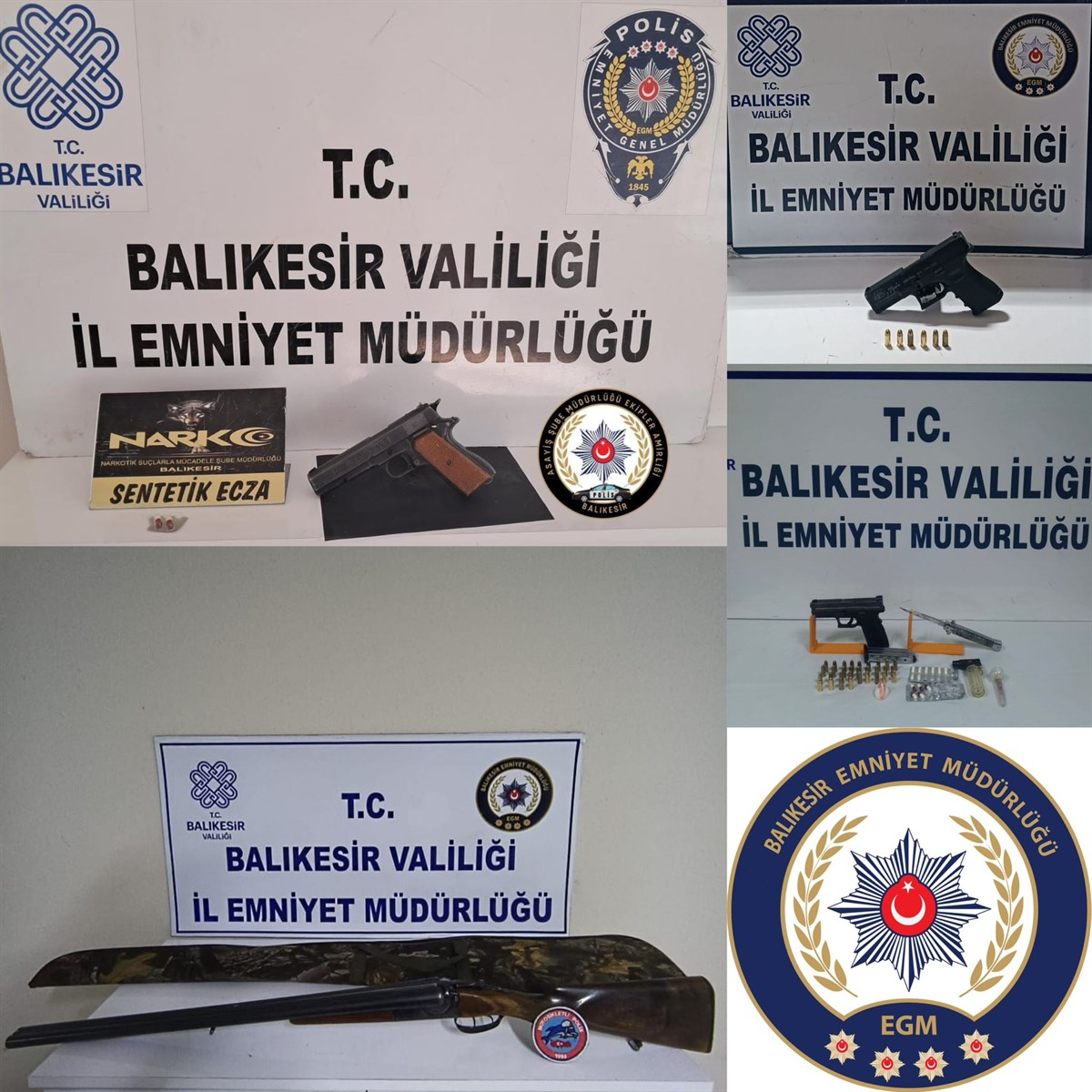 Balıkesir’de Suç ve Suçlulara Ağır Darbe