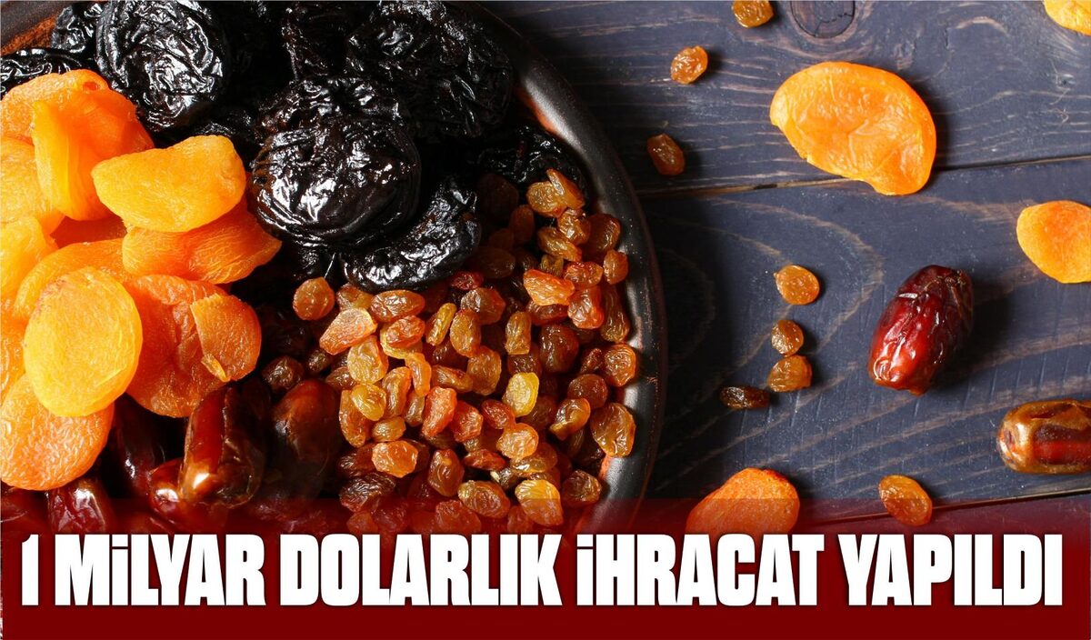 1 MİLYAR DOLARLIK İHRACAT YAPILDI