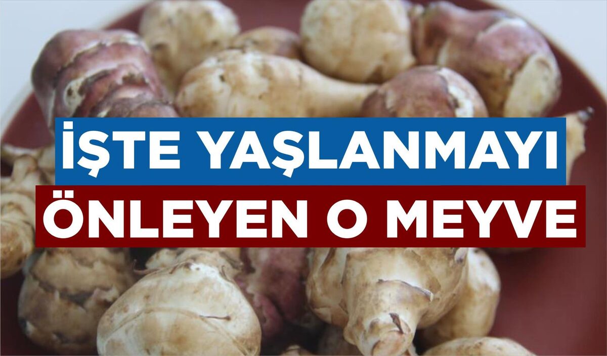 İŞTE YAŞLANMAYI ÖNLEYEN O MEYVE