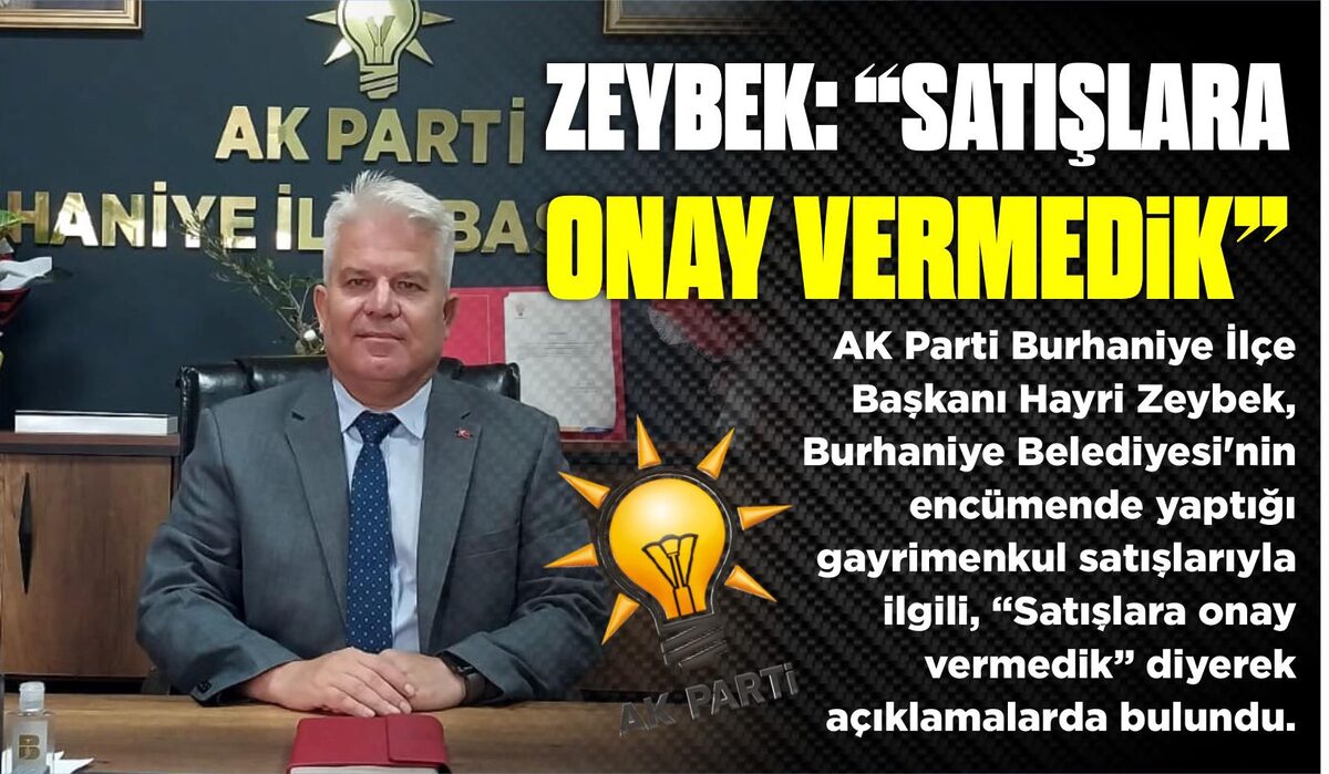 Burhaniye Belediyesi’nin yaptığı gayrimenkul