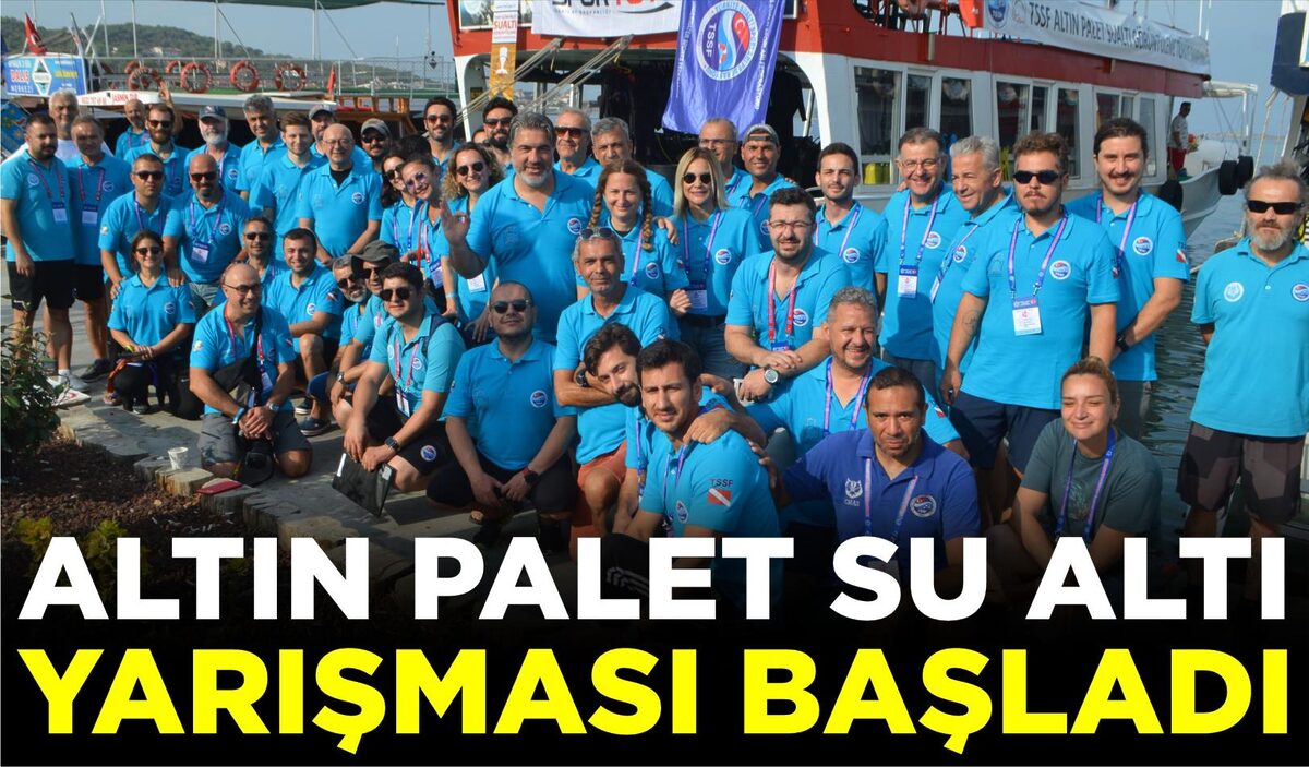 ALTIN PALET SU ALTI YARIŞMASI BAŞLADI