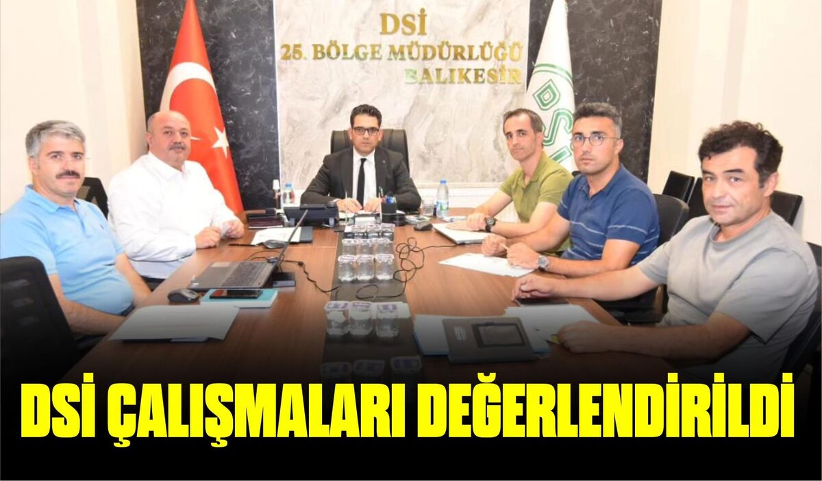 DSİ ÇALIŞMALARI DEĞERLENDİRİLDİ