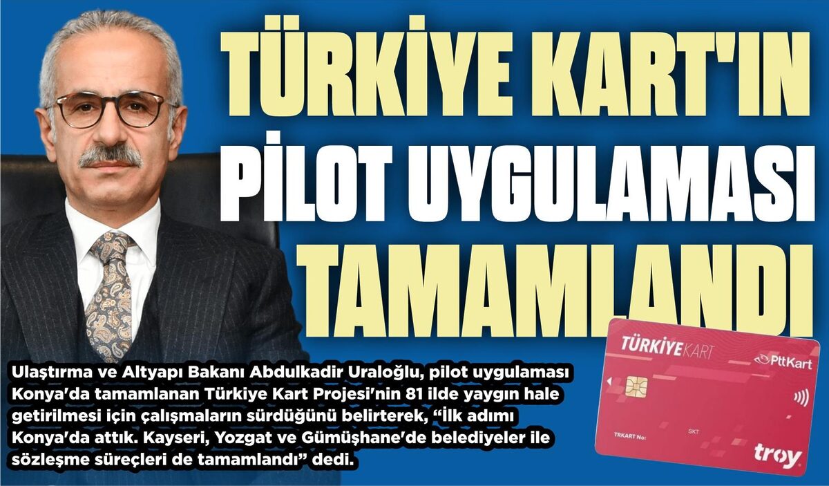 TÜRKİYE KART’IN PİLOT UYGULAMASI TAMAMLANDI  