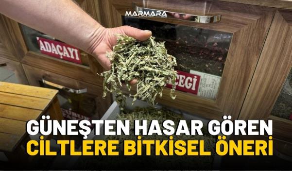 GÜNEŞTEN HASAR GÖREN CİLTLERE BİTKİSEL ÖNERİ