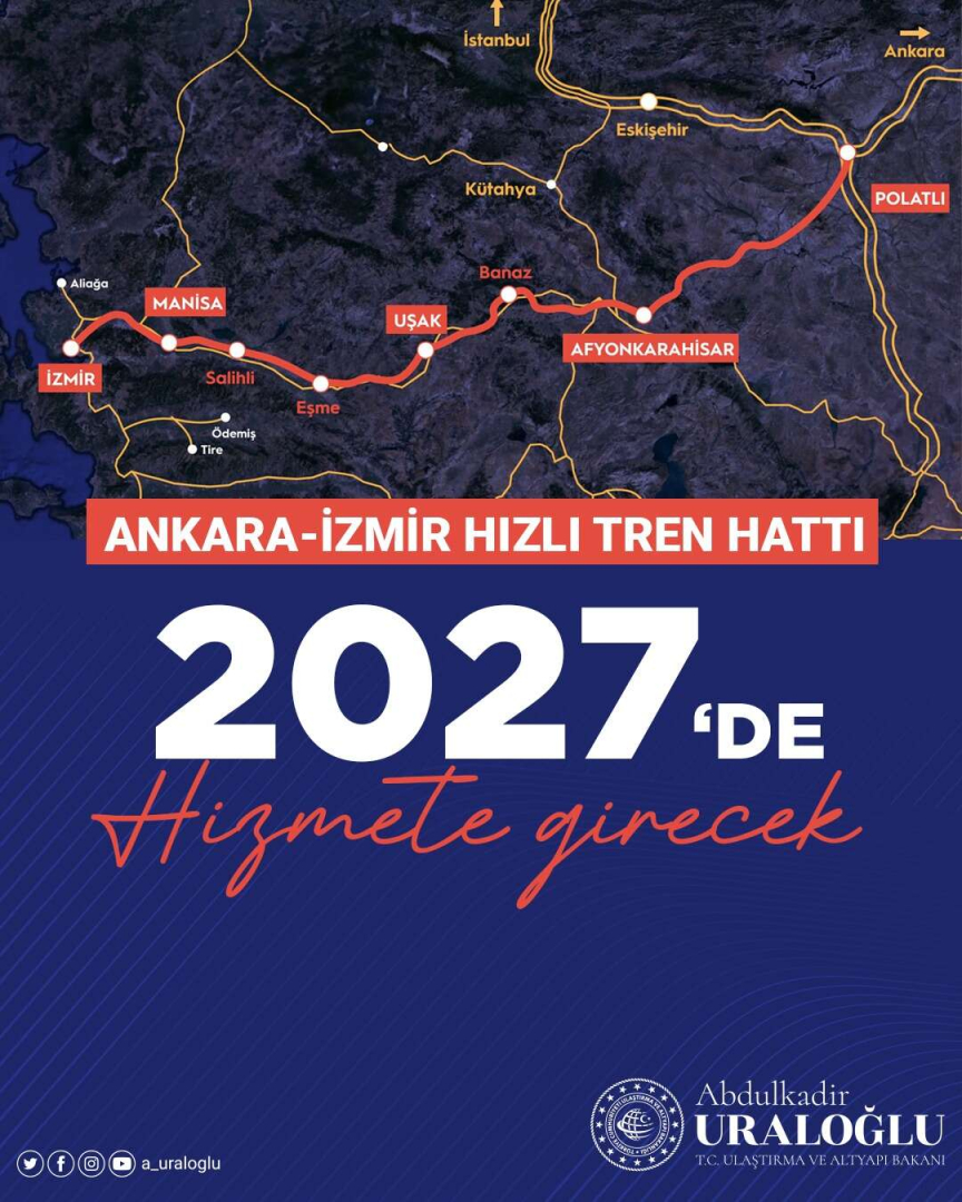 1729396913 74 Ankara Izmir hatti 2027de hizli gelecek - Marmara Bölge: Balıkesir Son Dakika Haberleri ile Hava Durumu