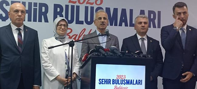 ULAŞTIRMA VE ALTYAPI BAKANI URALOĞLU BALIKESİR’DE