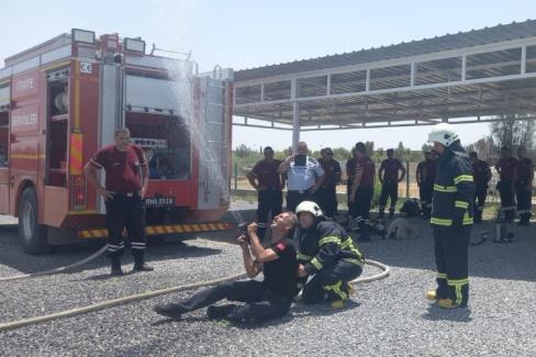 KKTC Genel Kuvvetleri'ni Konya İtfaiyesi eğitti