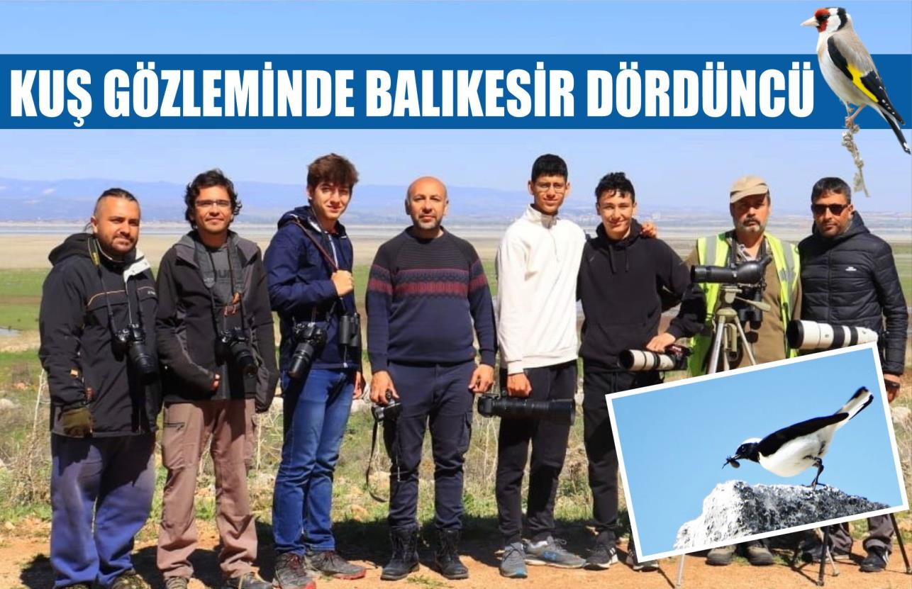 KUŞ GÖZLEMİNDE BALIKESİR DÖRDÜNCÜ