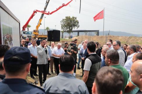 Aliağa Sanayi Sitesi Cami’nin temeli atıldı