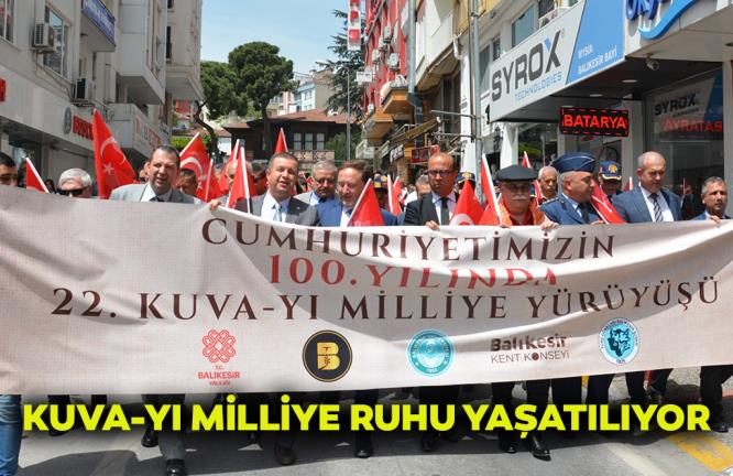 KUVA-YI MİLLİYE RUHU YAŞATILIYOR